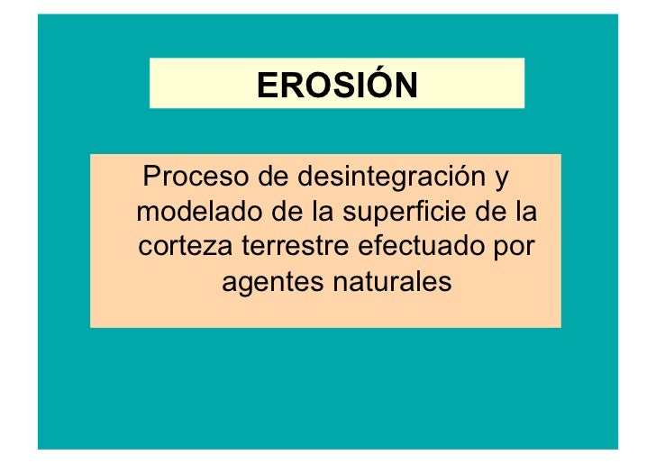 Erosividad, erodabilidad y potencial de degradación