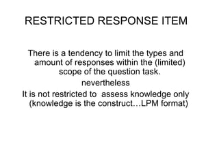 The Concept Of Assessment in Biology | PPT