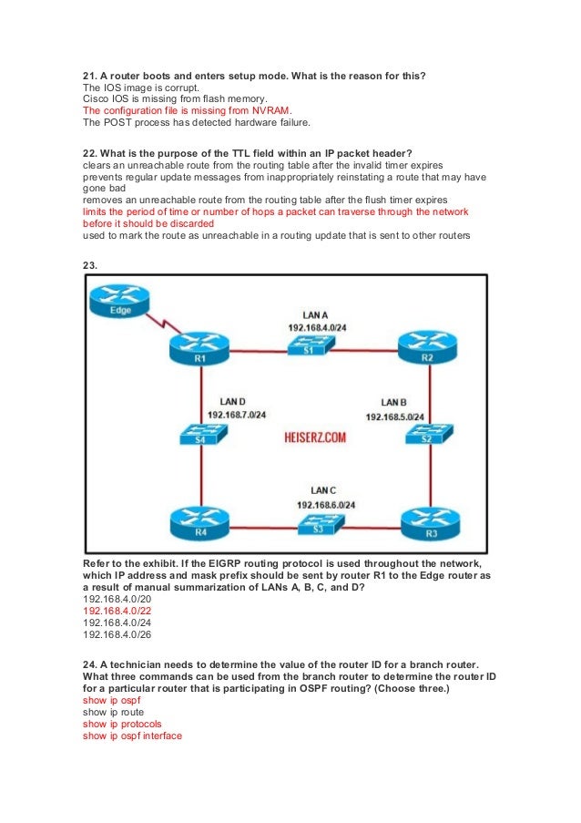 E Routing Final Exam Ccna 2 46