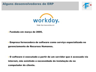 Decidiu investir em escrever suas próprias aplicações pra seusprocessos de previsão e gestão de ordens.Para garantir que suas aplicações fossem compatíveis com osSistemas Corporativos, desenvolveu na linguagem usada pelos desenvolvedores destes sistemas.Necessidade estratégica: Única maneira de proteger um potencialrecurso de vantagem.Davenport, Thomas. Putting the Enterprise into the Enterprise System. HBR Jul-Aug 1998. Pág. 121; 131.