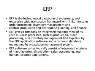 Erp | PPTX