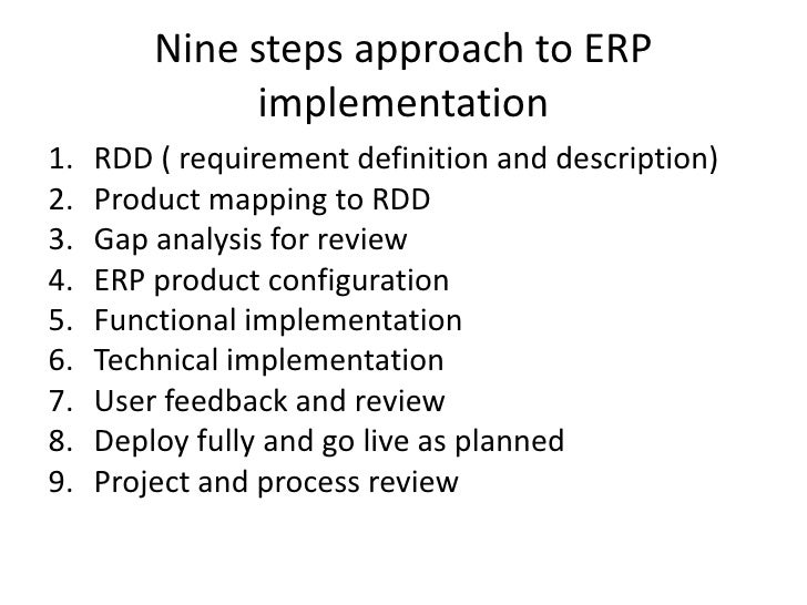 Successful Sap Implementation Checklist