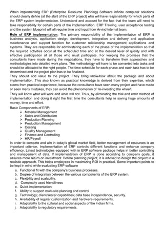 Erp | PDF