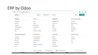 ERP by Odoo
 