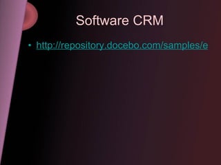 Software CRM ,[object Object]