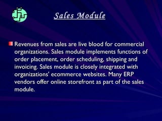 Erp --functional-modules | PPT