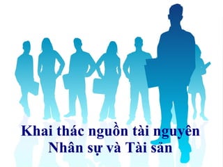 Khai thác nguồn tài nguyên
   Nhân sự và Tài sản
       © VIAMI Training - training@viamisoftware.com
 