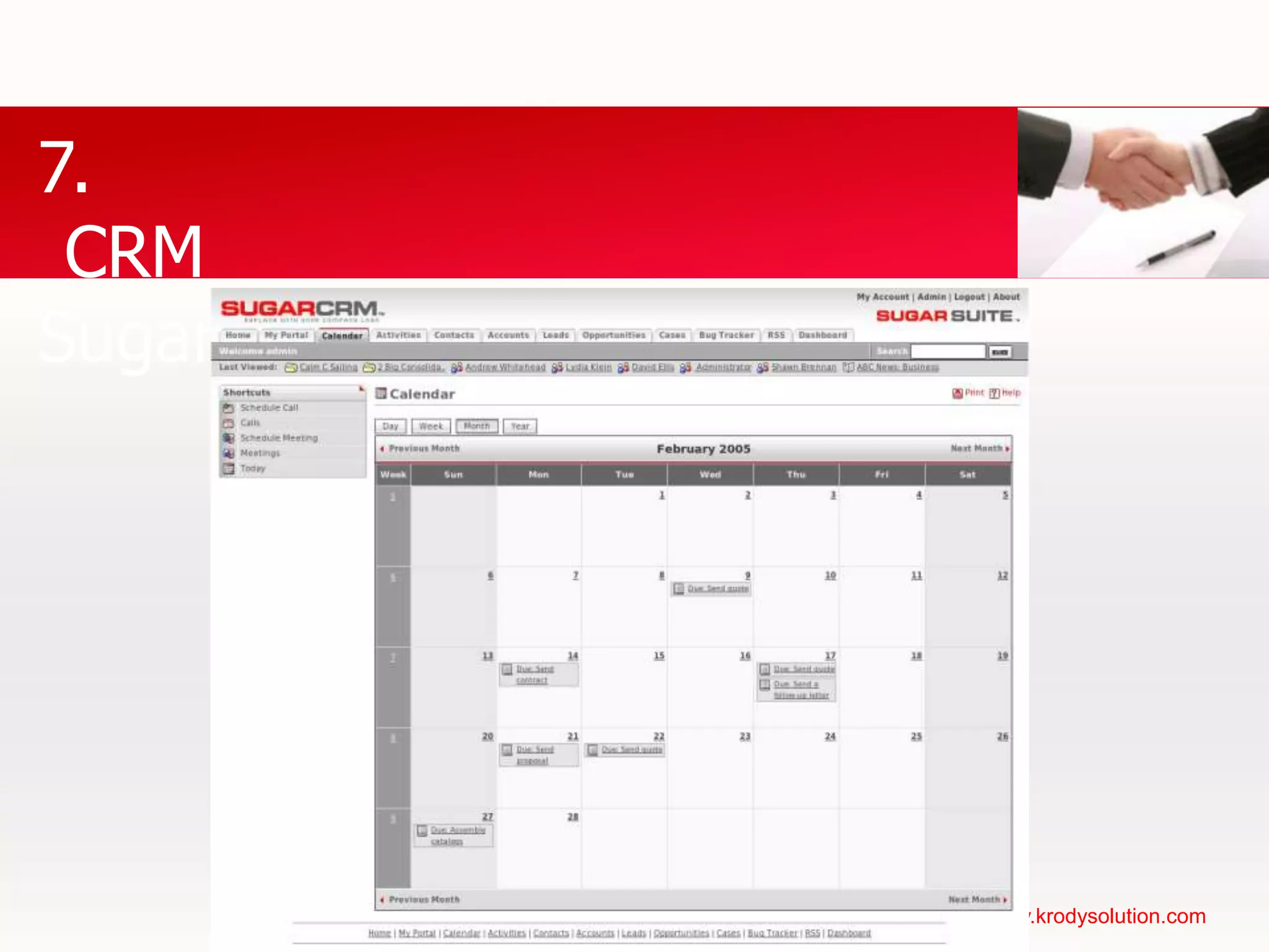 Customer Relations Management