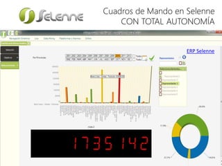Cuadros de Mando en Selenne
CON TOTAL AUTONOMÍA
ERP Selenne
 