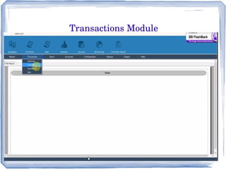 Transactions Module