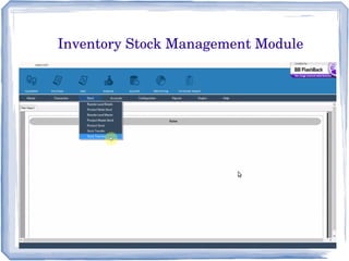 Inventory Stock Management Module