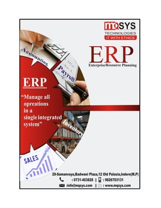 ERP for Textile manufacturing unit