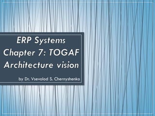 by Dr. Vsevolod S. Chernyshenko
 