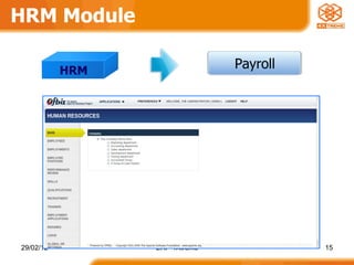 HRM Module Payroll HRM 
