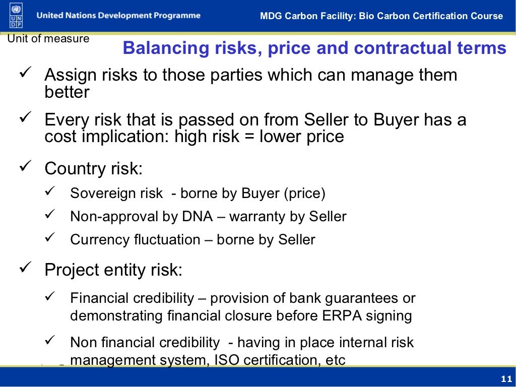 Emission Reduction Purchase Agreement (ERPA) Buying and Selling Car…