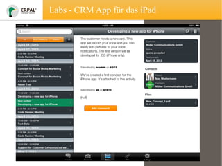 Labs - CRM App für das iPad

 