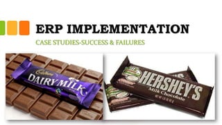 ERP IMPLEMENTATION
CASE STUDIES-SUCCESS & FAILURES
 