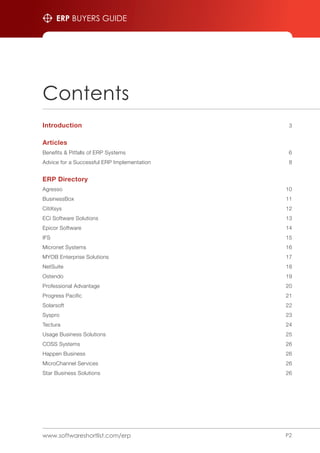 ERP Buyers Guide | PDF