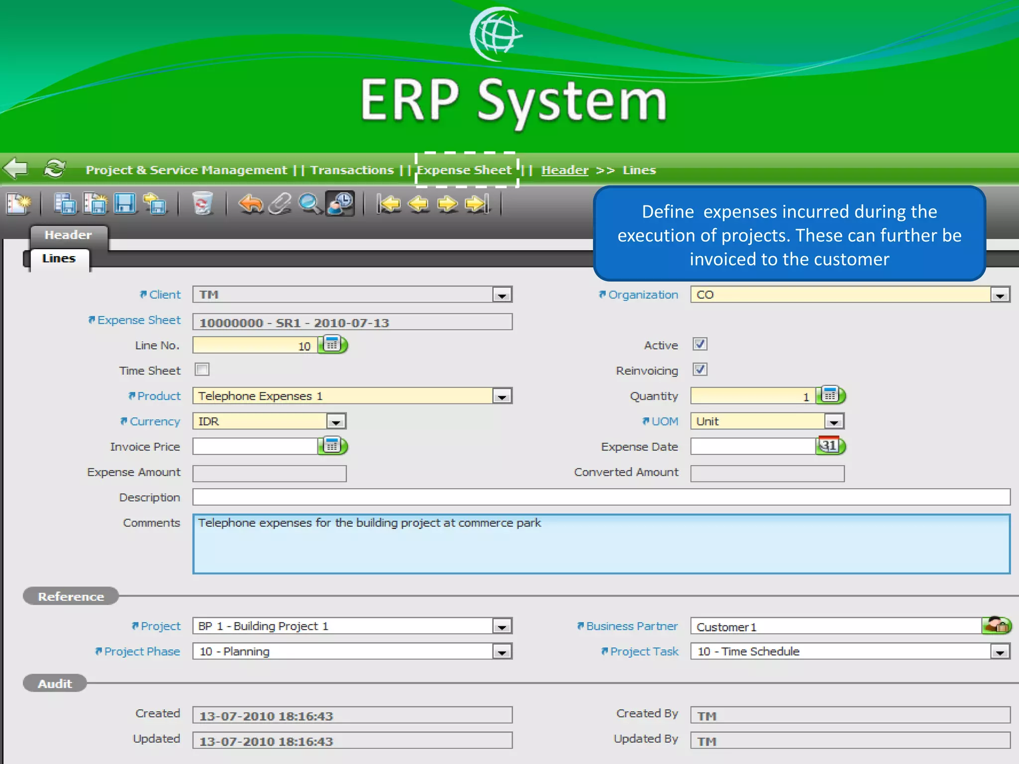 ERP SystemDefine various types of quality tests for different stages of the production plan and their expected results