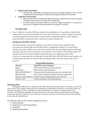 Enterprise Resource Planning Digital Notes | PDF