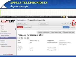 APPELS TÉLÉPHONIQUES 
Appels planifié 
 