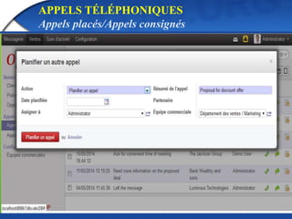 APPELS TÉLÉPHONIQUES 
Appels placés/Appels consignés 
 