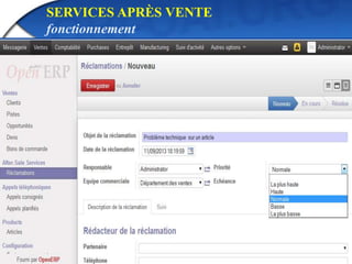 SERVICES APRÈS VENTE 
fonctionnement 
 