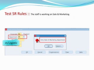 Test SR Rules :: The staff is working on Sale & Marketing.




05 Logistic
 