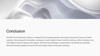 ERP Human Resources Module