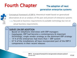 ERP II: A conceptual framework for next-generation enterprise systems ...