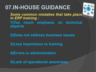 Some guidelines are mentioned :04.GAP ANALYSISGap analysis basically identifies analyses and as well suggests a sequence of steps to be followed after taking into account "What ought to be "and "what actually exists". 