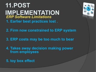 The programmer has to be ready to make design changes during construction. 06.DESIGNING THE SYSTEMFactors to consider while designing : 1) Recruit qualified consultants.  2) Document the existing processes3) Diagram all the data flows in the system4)Design the new system and compare with requirements .5) Identify hardware and software. 