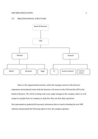 Erp implementation | PDF
