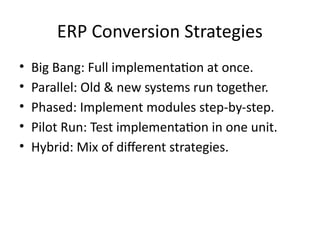 Parallel Erp Approach ERP_Implementation_Unit3_Detailed.pptxnotres | PPTX
