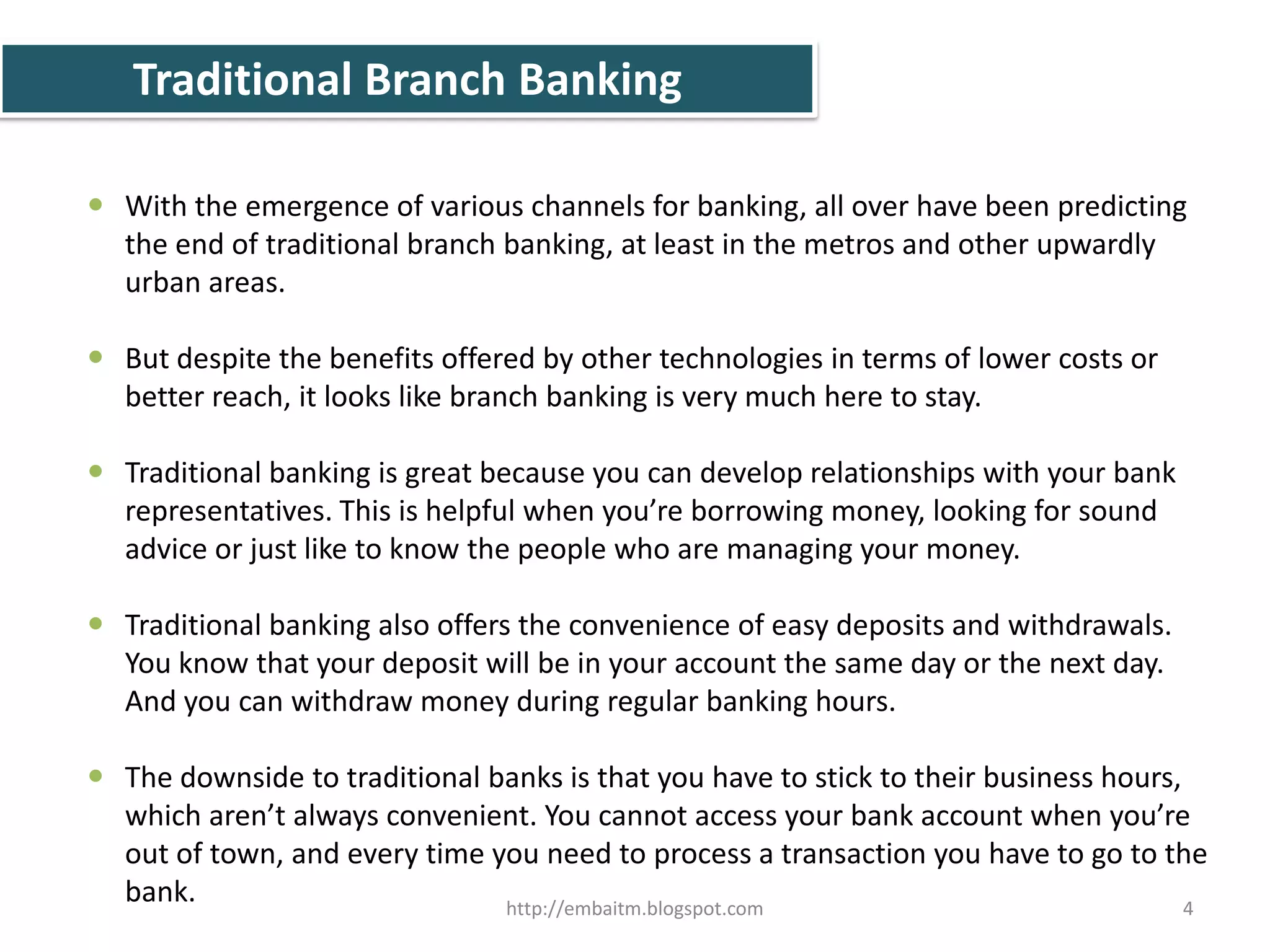 IntroductionWith the entry of private players into retail banking and with multi-nationals focusing on the individual consumer in a big way, the banking system underwent a phenomenal change. 