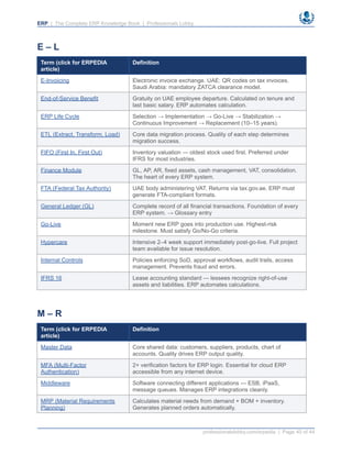 ERP Explained: The Complete ERP Knowledge Book | Implementation ...