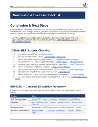 ERP Explained: The Complete ERP Knowledge Book | Implementation ...