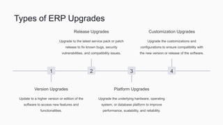 ERP Maintenance and Upgrades