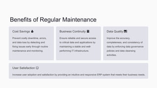 ERP Maintenance and Upgrades