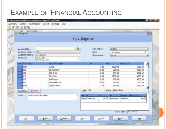 ERP Module Finance