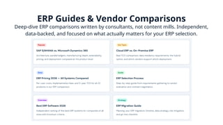 Independent ERP Comparison Tool - ERP Pilot | PPTX