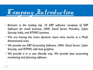 Best ERP Software in NCR