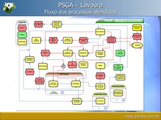 PSGA – Lavoura Fluxo dos processos atendidos www.prodix.com.br 