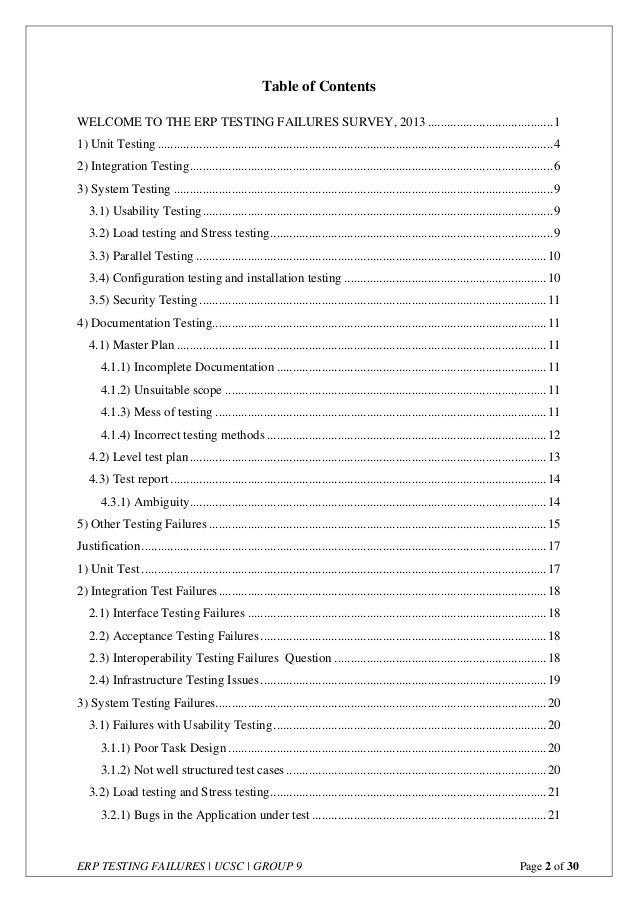 erp questionnaire samples A questionnaire for identify failures in business analysis phase of e….