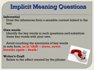 GCE O' Level 1123 Examiner's Report Sum up | PPT