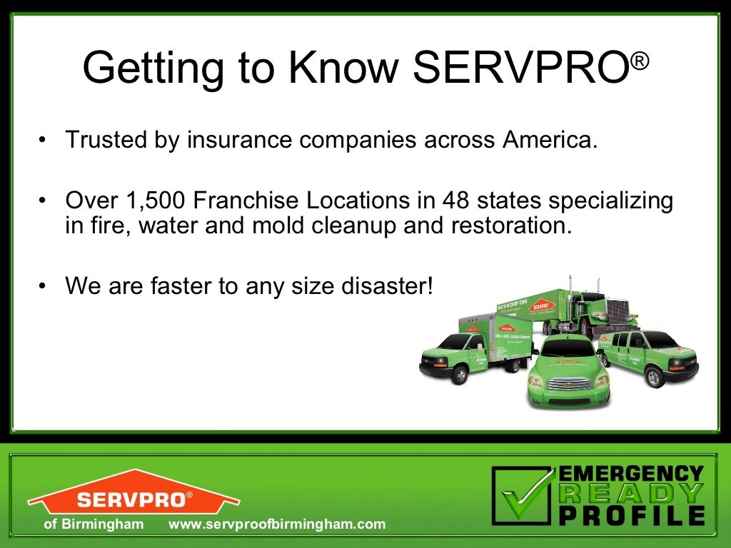 SERVPRO Emergency Ready Proficle