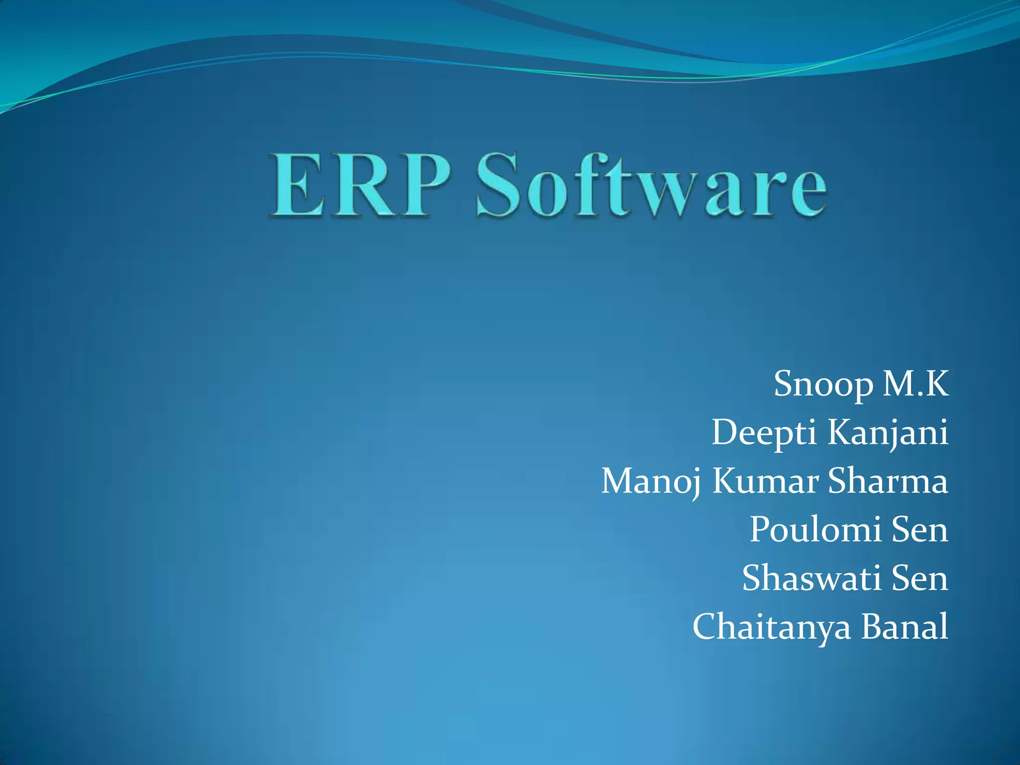 ERP Software