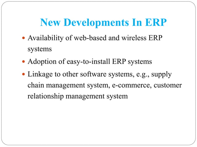 Erp ppt | PPTX