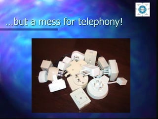 …but a mess for telephony!
 