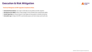 ERP Upgrades & Compliance Risks 2026 Guide | PPTX